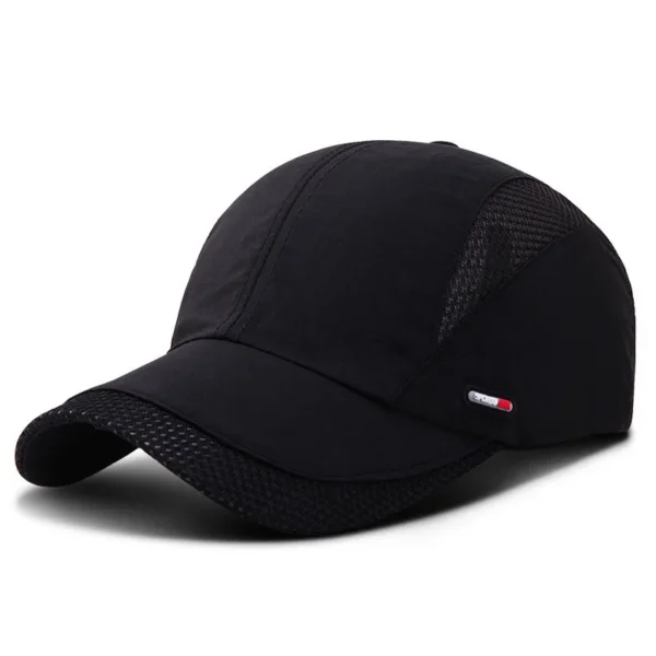 Casquette de baseball à séchage rapide – Chapeau de soleil réglable et évacuant l'humidité pour les sports de plein air et toutes saisons - AliExpress - Image 3