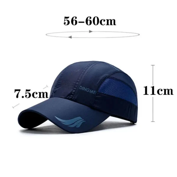 Casquette de Baseball pour hommes et femmes, marque d'été, sport, course à pied, sueur, Canada, Golf, séchage rapide, Kpop, solide, Snapback, chapeau en maille d'os, 2024 - AliExpress - Image 6