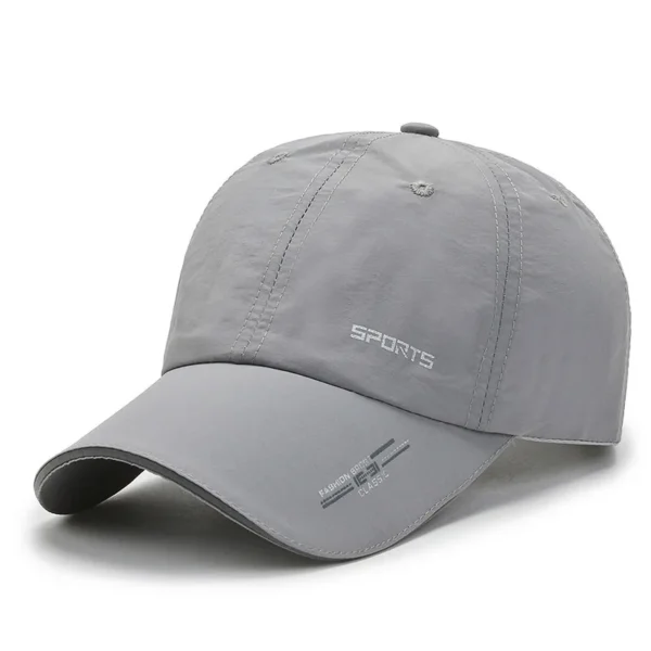 Casquette de baseball solide à séchage rapide, protection solaire respirante réglable pour cyclisme, randonnée, pêche, sport, chapeau de camionneur pour femmes et hommes - AliExpress - Image 3