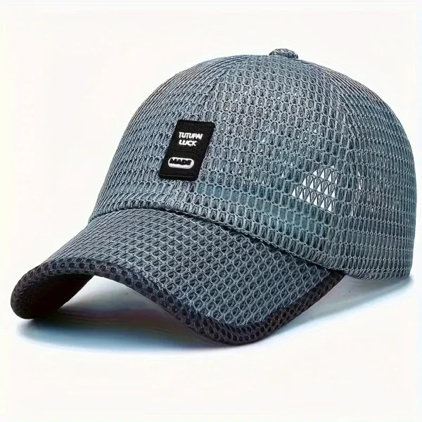 Casquette de Baseball en maille d'été pour hommes, casquettes respirantes réglables, chapeau de course à séchage rapide, casquette de Baseball pour hommes et femmes, Sports de plein air - AliExpress - Image 4