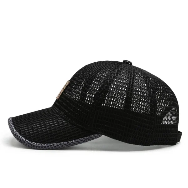 Casquette de Baseball en maille d'été pour hommes, casquettes respirantes réglables, chapeau de course à séchage rapide, casquette de Baseball pour hommes et femmes, Sports de plein air - AliExpress - Image 6