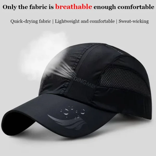 Casquette de Baseball pour hommes et femmes, marque d'été, sport, course à pied, sueur, Canada, Golf, séchage rapide, Kpop, solide, Snapback, chapeau en maille d'os, 2024 - AliExpress - Image 3