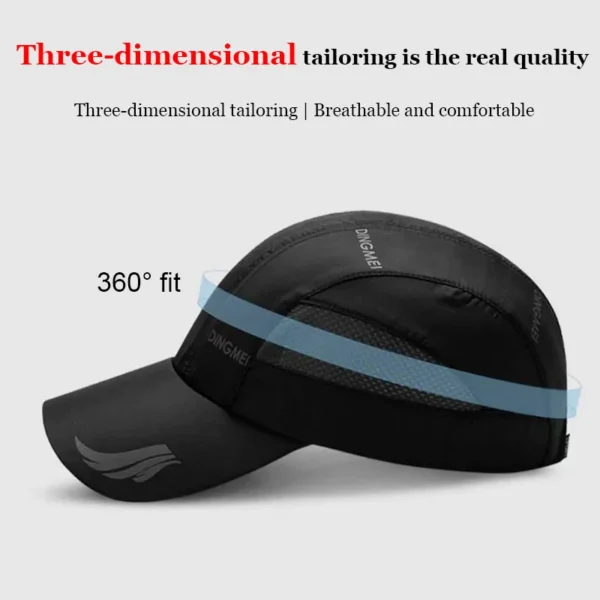Casquette de Baseball pour hommes et femmes, marque d'été, sport, course à pied, sueur, Canada, Golf, séchage rapide, Kpop, solide, Snapback, chapeau en maille d'os, 2024 - AliExpress - Image 2