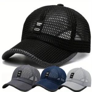 Casquette de Baseball en maille d'été pour hommes, casquettes respirantes réglables, chapeau de course à séchage rapide, casquette de Baseball pour hommes et femmes, Sports de plein air - AliExpress
