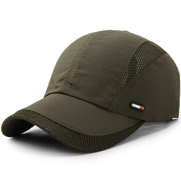 Casquette de baseball à séchage rapide – Chapeau de soleil réglable et évacuant l'humidité pour les sports de plein air et toutes saisons - AliExpress