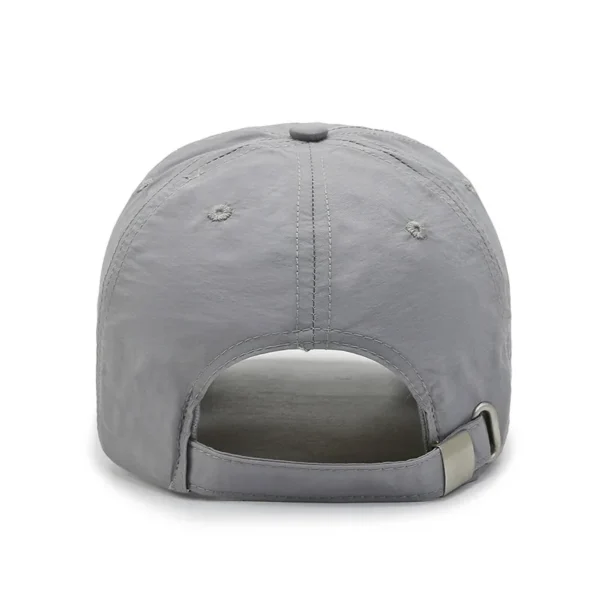 Casquette de baseball solide à séchage rapide, protection solaire respirante réglable pour cyclisme, randonnée, pêche, sport, chapeau de camionneur pour femmes et hommes - AliExpress - Image 2
